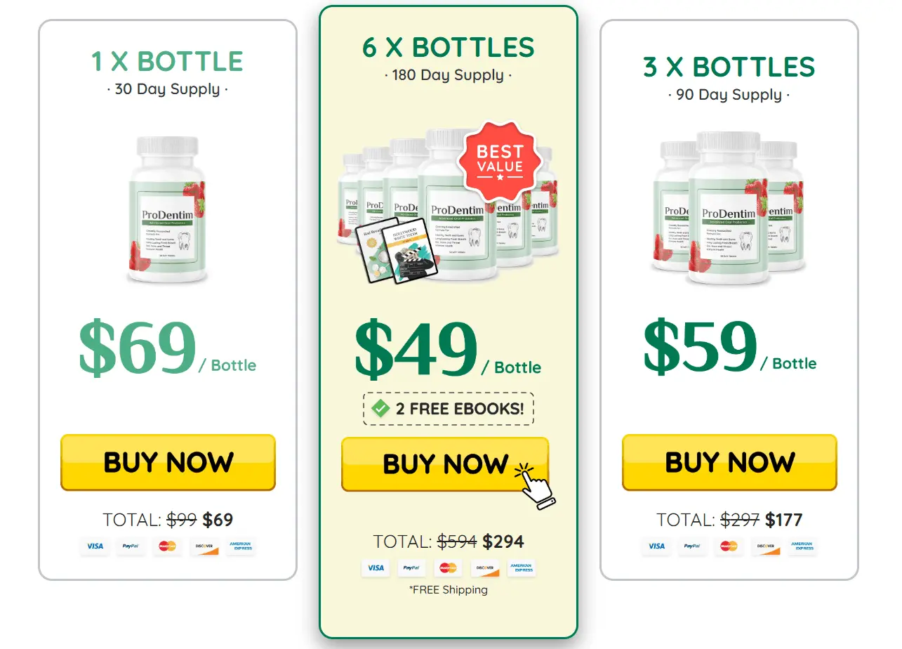 ProDentim buy now button